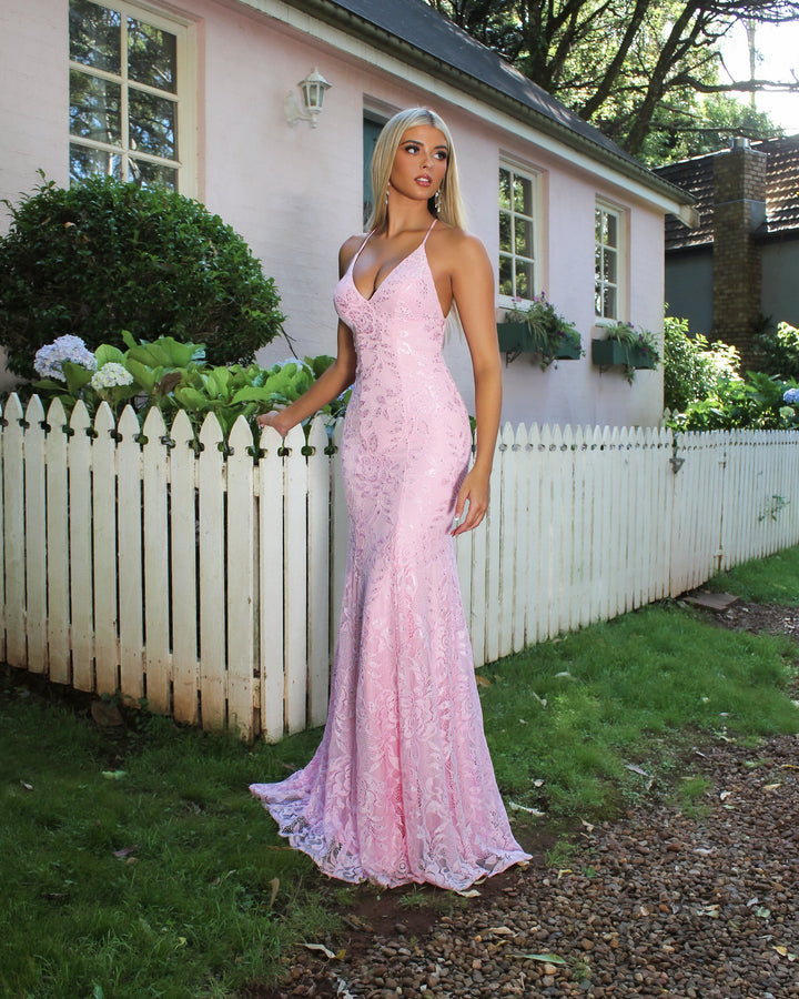Jasmine - Light Pink Debs dress  ELLIOTT CHAMBERS