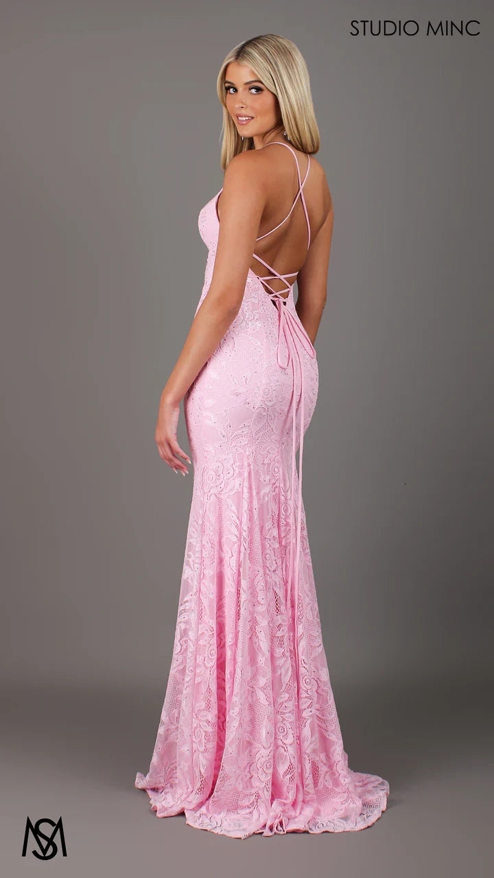 open lace back dress Jasmine