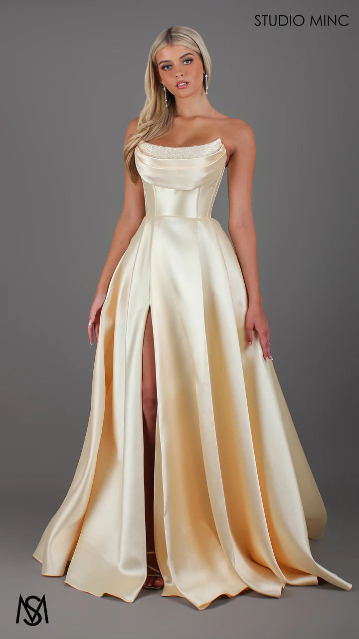 studio minc formal dresses Honey Dress Yellow – ELLIOTT CHAMBERS abaya for sale The Best Dressing Gowns stretch fabric XXS Size:us-12